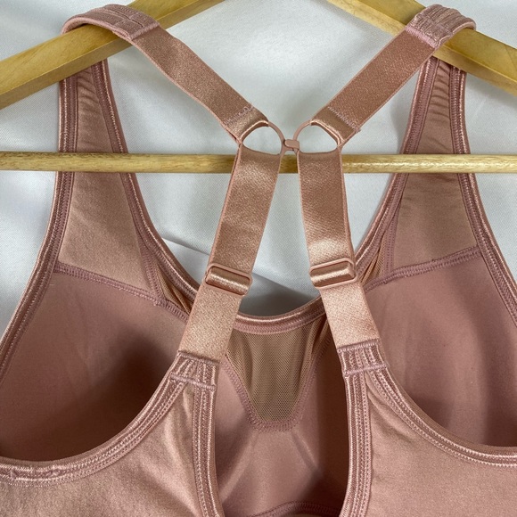 NWT Good American blush high impact sports bra XS - Picture 7 of 10
